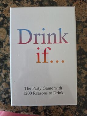 Drink If... Party Card Game — 1200 Reasons to Drink | New & Sealed